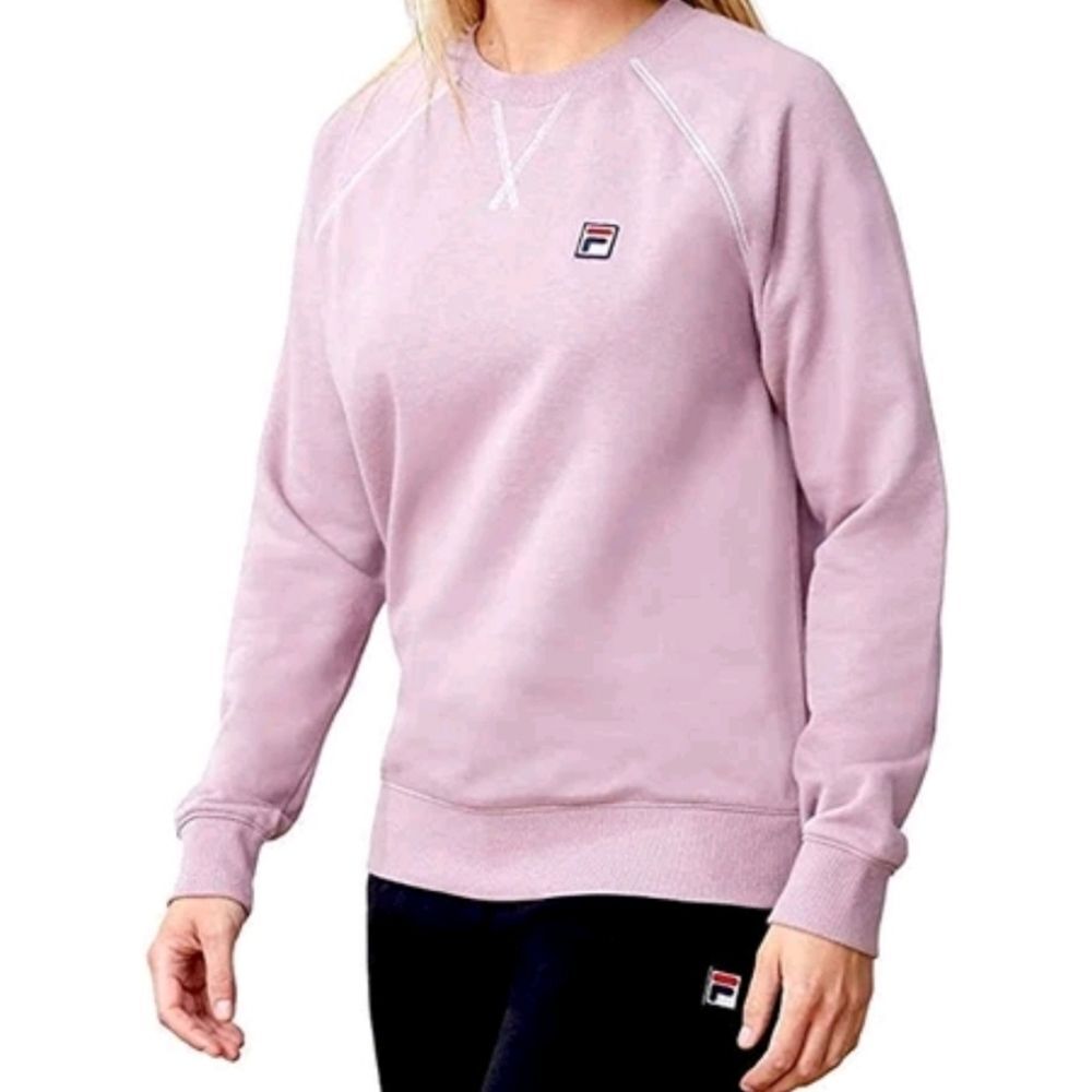 Fila Sport Women's Pink French Terry Crewneck Sweatshirt